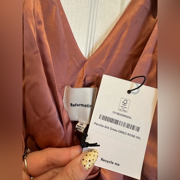 Reformation Pernille Silk Dress - Picture 4 of 5